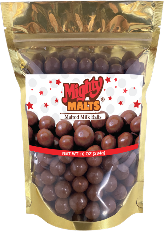 Mighty Malts Malted Milk Balls 10 Ounce Bag